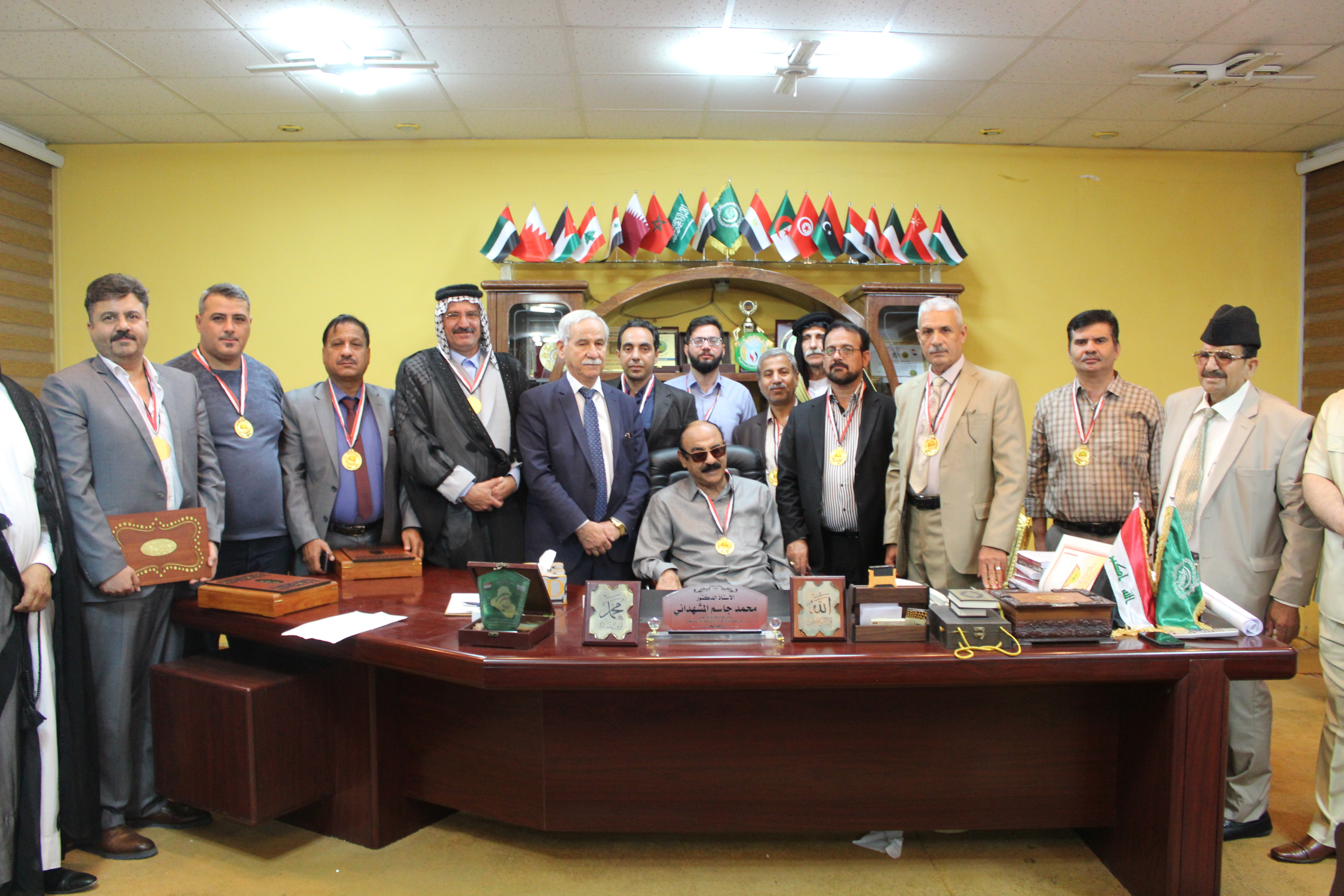 تكريم اتحاد المؤرخين العرب – بغداد للمشاركين في دورة الأنساب الثانية